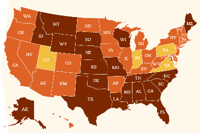 States with expanded Medicaid due to Obamacare