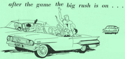 Ledo a carload of teenagers