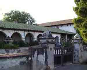 Mission San Gabriel, closed due to earthquake damage