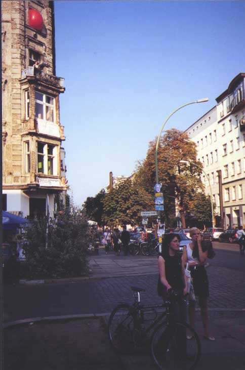 Euro trip Berlin on a sunny October afternoon in trendy Kreuzberg