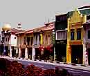 Singapore -- terrace houses in Chinatown