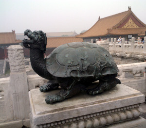 Forbidden City turtle statue