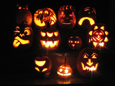 Pumpkins from Halloween 2005