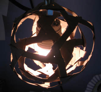 my dodecahedron lampshade